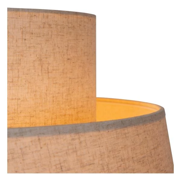 Lucide TRIBUTE - Pendelleuchten - Ø 60 cm - 1xE27 - Beige - detail 2